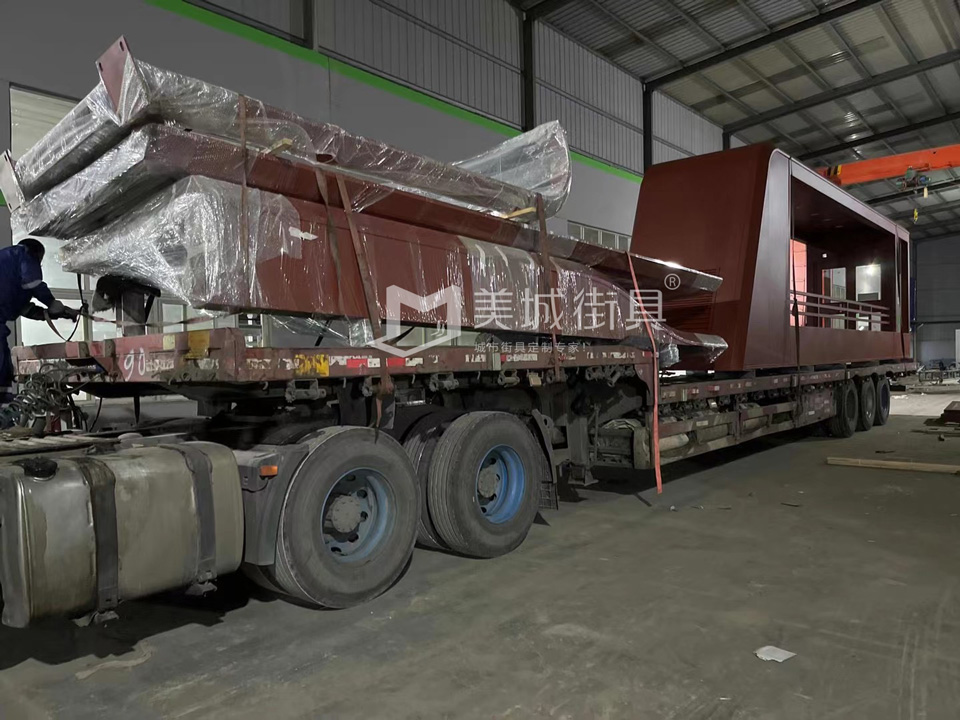 2022.10.6美城街具供應忻州第二車、第三車候車亭發貨記錄